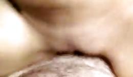 Aroused sandy colored young lady persuades zingy deepthroat and then rides that colossal disco snake